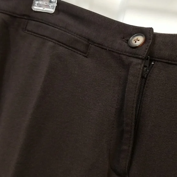 J Jill brown stretch pants sz 8 - Picture 2 of 4